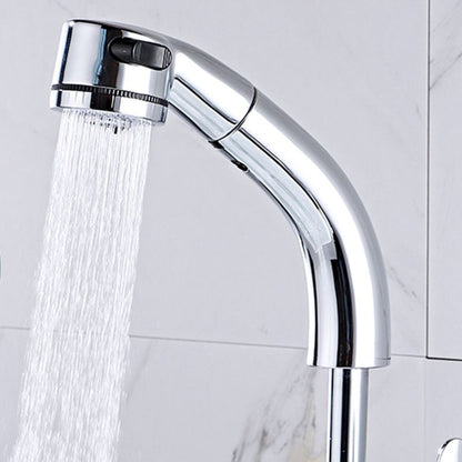 Rynx | Modern Simple Vessel Sink Faucet High Arc Bathroom Sink Faucet