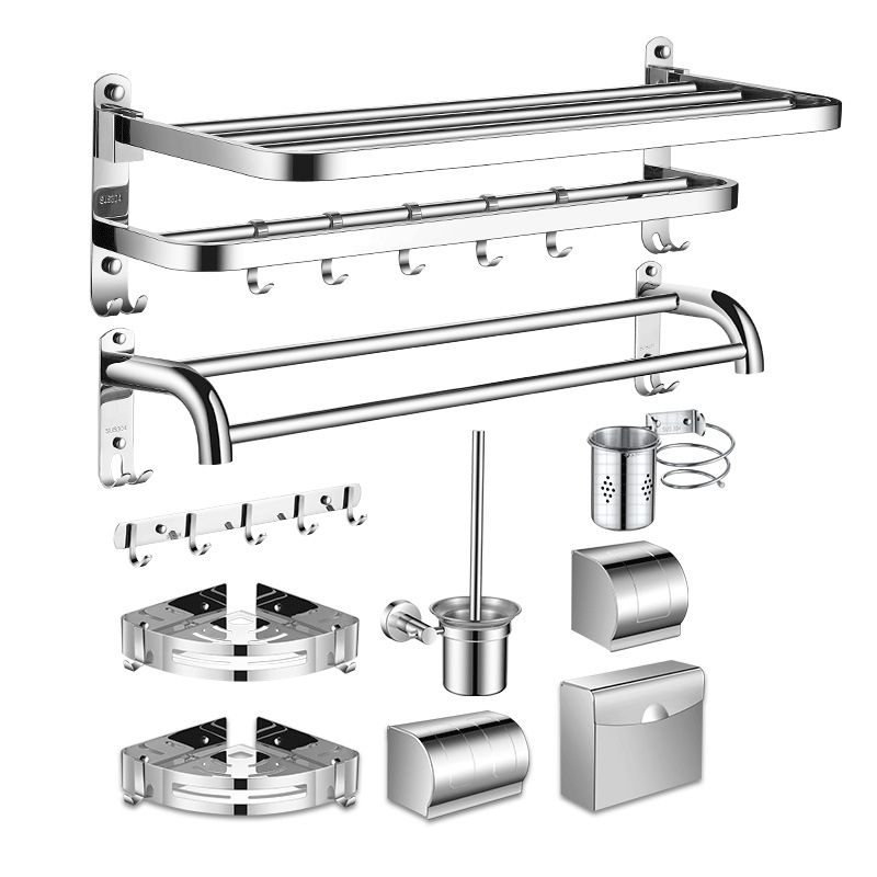 Rynx | Modern Stainless Steel Bathroom Set Paper Holder Bathroom Shelf Bathroom Accessories