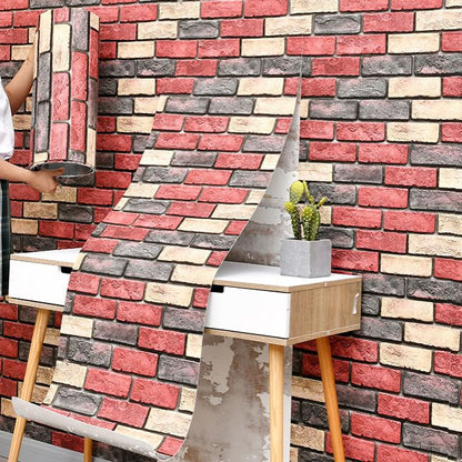 Rynx | Industrial Wall Plank Brick Pattern Bathroom and Living Room Wall Panels