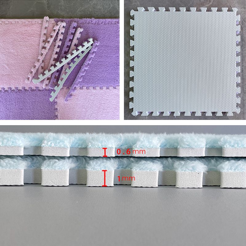 Rynx | Multicolored Level Loop Carpet Tile Non-Slip Composite Floor Tiles for Bedroom