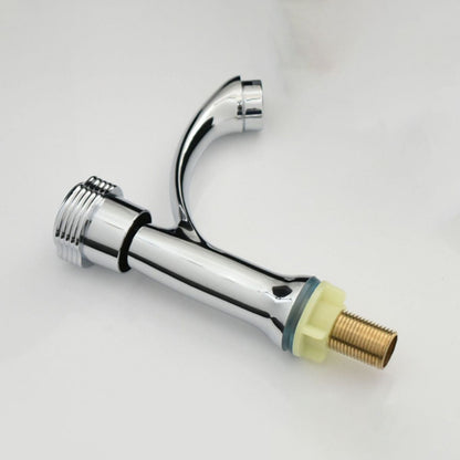 Rynx | Modern Bathroom Faucet Chrome Knob Handle with Water Hose Basin Faucet