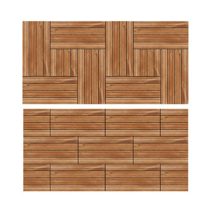Rynx | Parquet Pine Floor Tile Waterproof Click Lock Traditional Hardwood Floor for Living Room