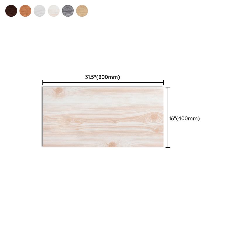 Rynx | PVC Wall Paneling Rectangle Waterproof Wood Look Wall Covering for the Living Room