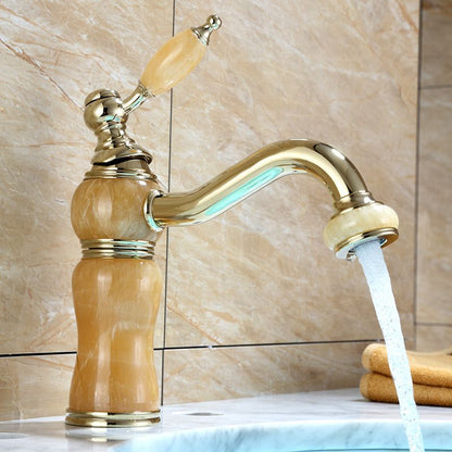 Rynx | Luxury Vessel Faucet Brass Lever Handles Low Arc Sink Faucet