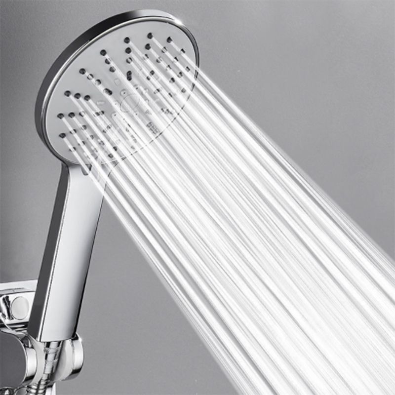 Rynx | Wall Mounted Round Shower Modern Style Metal Double Shower Heads