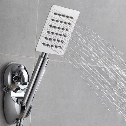 Rynx | Silver Square Double Shower Head Modern Water Filtration Wall-Mounted Shower Head