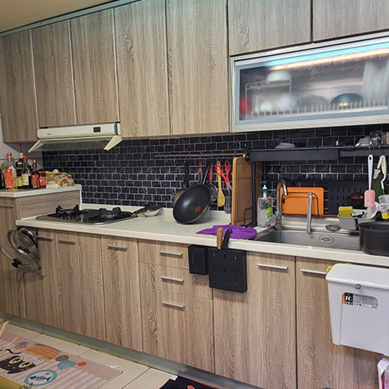 Rynx | Plastic Peel and Stick Tiles Subway Tiles Wallpapers for Kitchen and Bathroom
