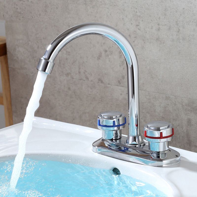 Rynx | 1or2-Handle Brushed Nickel Widespread Faucet 2 Hole Center Set Sink Faucet