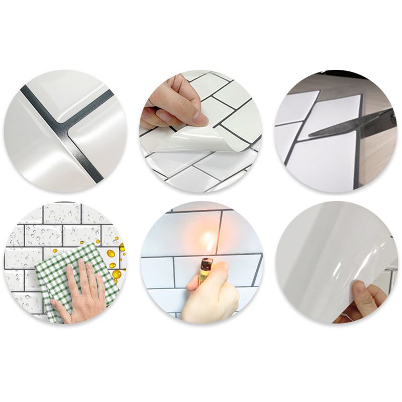 Rynx | Wall Tiles Floor Tile Kitchen Brick Look Waterproof Peel and Stick Wall Tiles Floor Tile