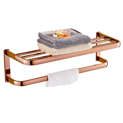 Rynx | 6-Piece Bathroom Accessory Set Vintage Brass Bathroom Hardware Set