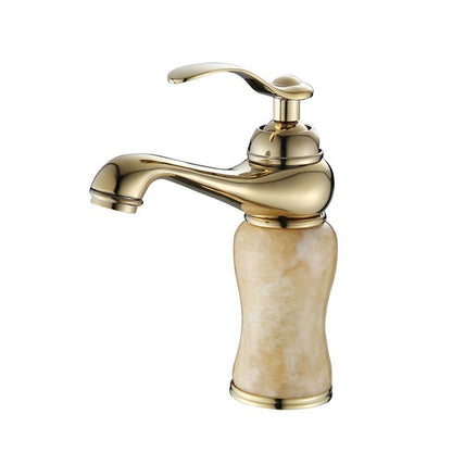 Rynx | Luxury Vessel Faucet Brass Lever Handles Low Arc Sink Faucet