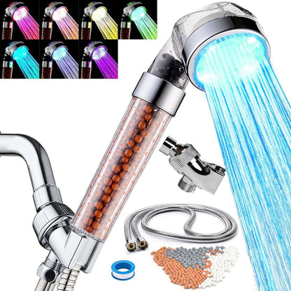 Rynx | Traditional Round Handheld Wall-Mounted Shower Head