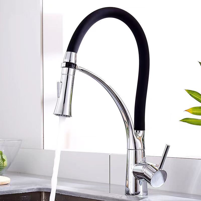 Rynx | Modern 1-Hand Faucets Copper Touchless with Water Dispenser Standard Kitchen Faucet