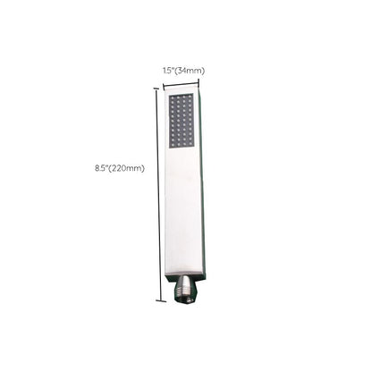 Rynx | Simple Rectangle Shower Head 304 Stainless Steel Hand Shower