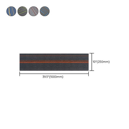 Rynx | Dark Color Level Loop Carpet Tile Non-Slip Self-Adhesive Indoor Office Carpet Tiles