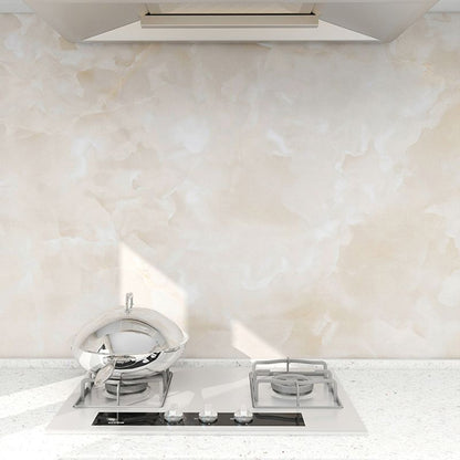 Rynx | Modern splash guard tile waterproof marble print peel and stick tile for the kitchen