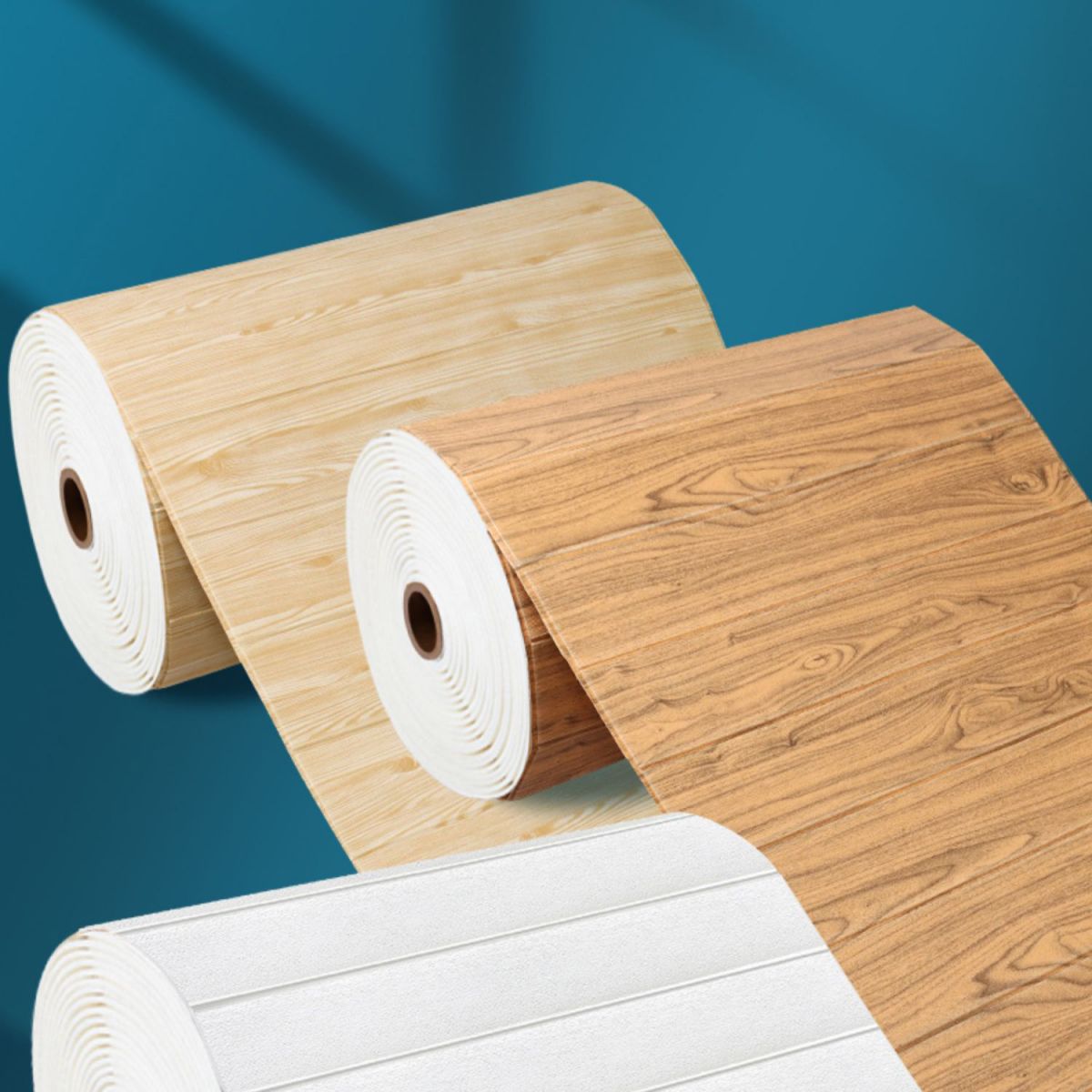 Rynx | Modern Pearl Wall Trim Wood Grain Wall Access Panel Self-Adhesive Wall Tiles