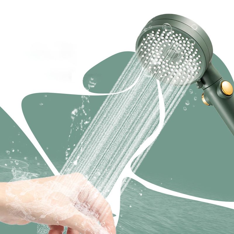 Rynx | Contemporary Round Shower Head Combo Handheld Shower Head 9.8 Inch H Spray Head