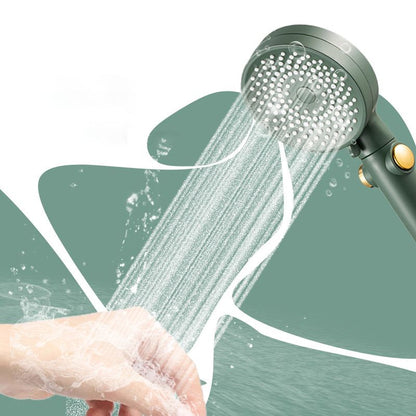 Rynx | Contemporary Round Shower Head Combo Handheld Shower Head 9.8 Inch H Spray Head