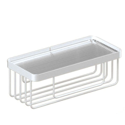 Rynx | White metal and acrylic bathroom accessories as single item or in set with bathroom shelf