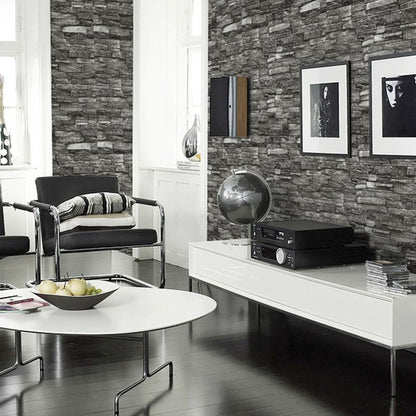 Rynx | Artificial Stone Wall Panel Industrial Style Simple Living Living Room Wall Panel (10 Pieces)