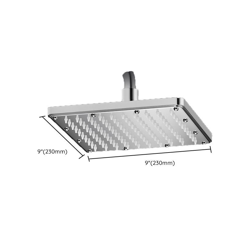 Rynx | Modern Showerhead Combination Double Showerhead Polished Stainless Steel Wall Mounted Showerhead