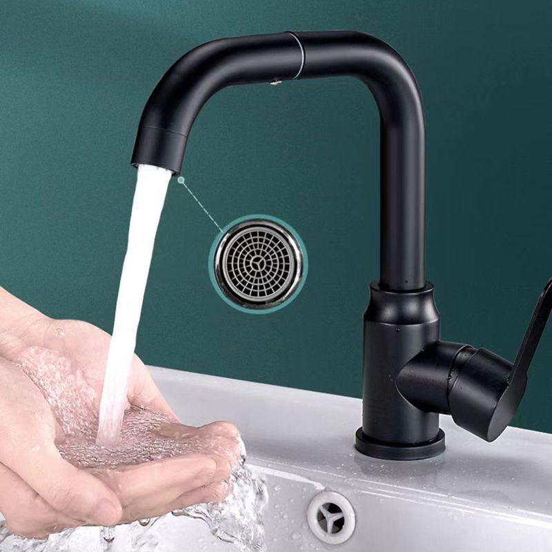 Rynx | Modern Basin Mixer Bathroom Faucet Brass Lever Swivel Spout Basin Mixer