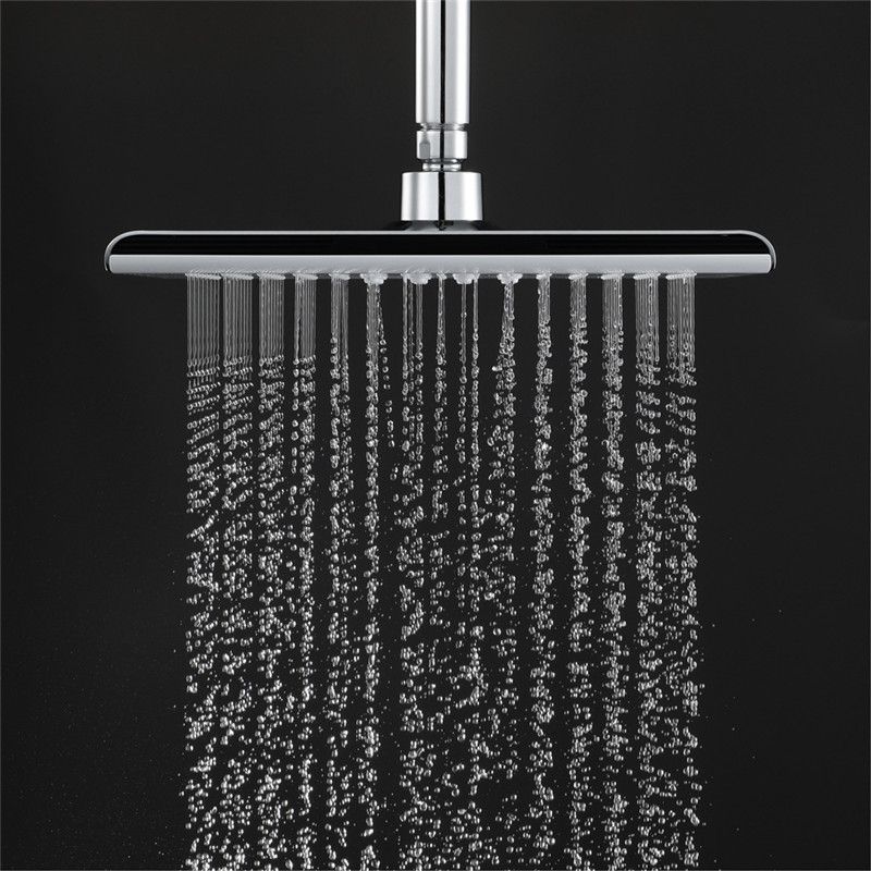 Rynx | Rectangular Fixed Shower Head Traditional Ceiling Mounted Shower Head