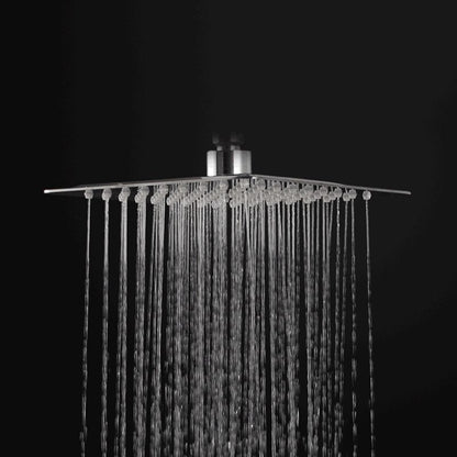 Rynx | Metal Fixed Shower Head Modern Bathroom Ceiling Mount Shower Head