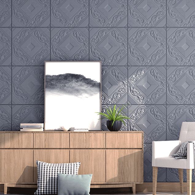 Rynx | Modern Tin Backsplash Cover Three-Dimensional Printing Wall Ceiling Panel