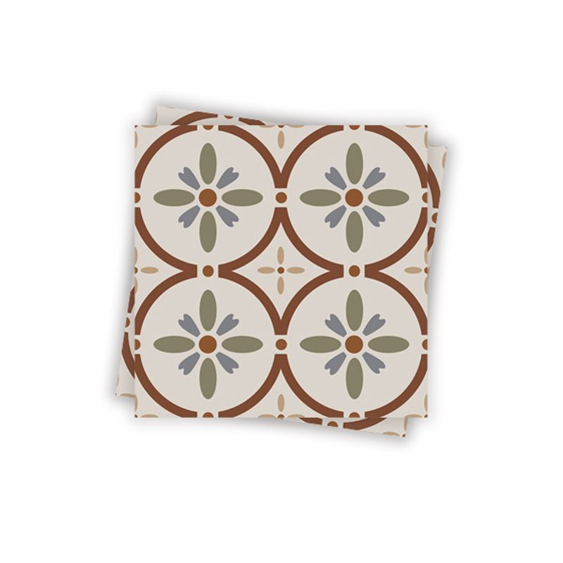 Rynx | Waterproof Peel & Stick Tile Square Pattern Print Single Tile