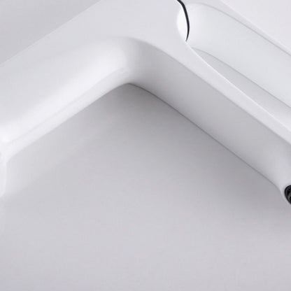 Rynx | Modern Bathroom Faucet Brass Deep Arc Lever Handle with Faucet Hose