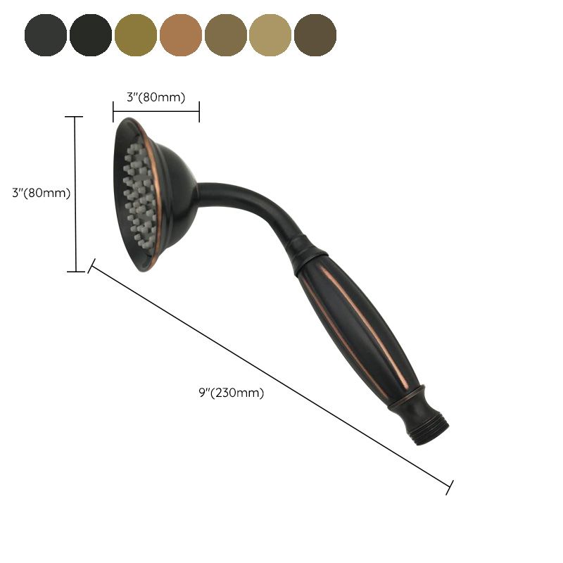 Rynx | Traditional Handheld Shower Head with Hose Polished Brass Wall Mounted Shower Head