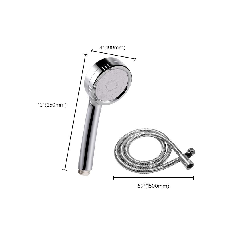 Rynx | Modern hand shower head 5 spray patterns Chrome Round Wall mounted shower head