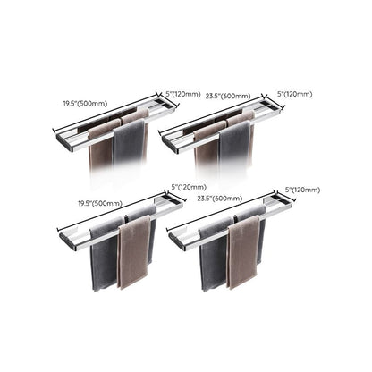 Rynx | 5-piece modern bathroom accessories as a single item or in a set Polished chrome bathroom set