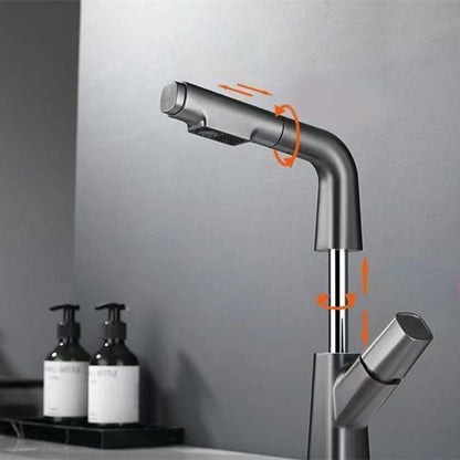 Rynx | Modern Centerset Bathroom Faucet Single Color Copper Sink Faucet