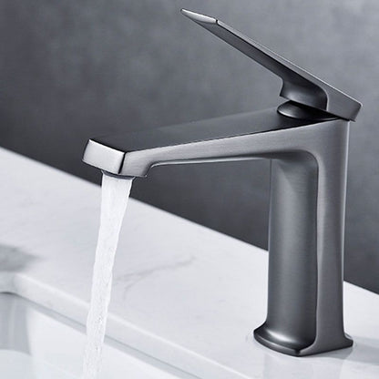 Rynx | Modern Basin Mixer Lever Handle Copper Low Arc Basin Mixer