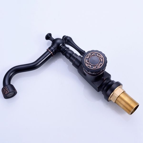 Rynx | Glam Style Basin Faucet with Swivel Spout and Lever Handle