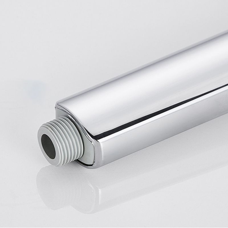 Rynx | Contemporary Wall-Mounted Shower Head Combination Chrome Round Hand Shower