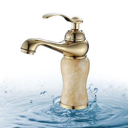 Rynx | Luxury Vessel Faucet Brass Lever Handles Low Arc Sink Faucet