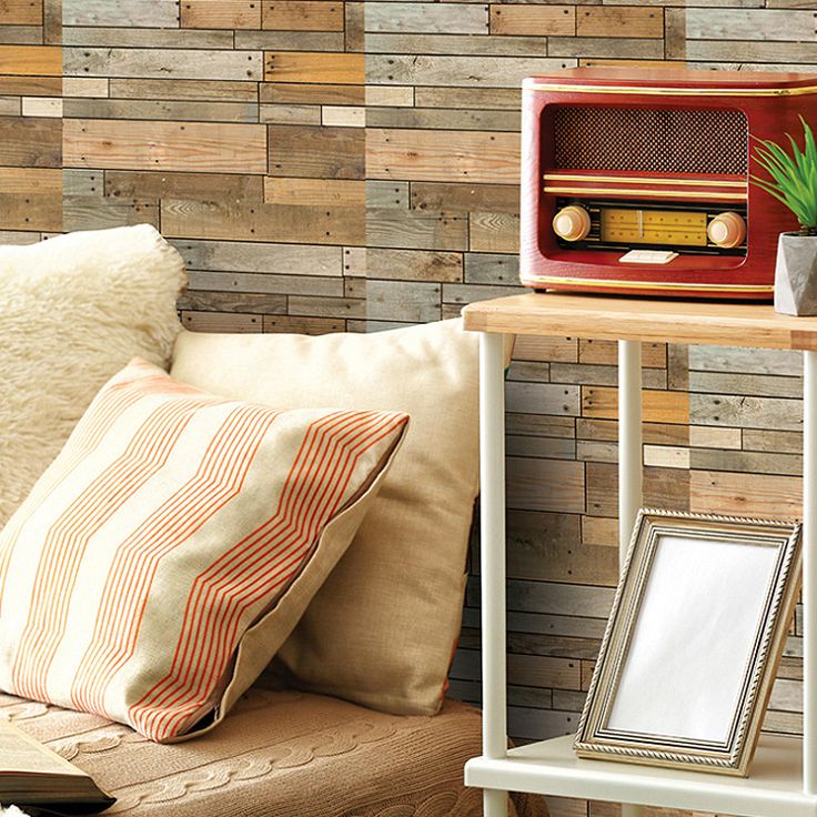 Rynx | 3D Wood Grain Wall Panel modern minimalist Home Living Room Bathroom Panel Wall (5-Pack)