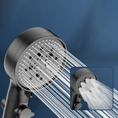 Rynx | Bathroom Shower Head 5-Stream Round Hand Shower Holder Wall Mount Shower Head