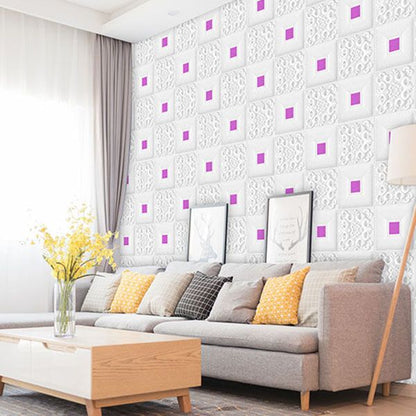 Rynx | Modern Tin Back Wall Covering Smooth Wall Ceiling XPE Cotton Set of 1