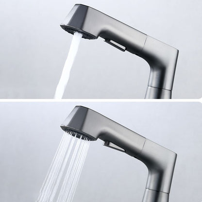 Rynx | Modern Faucet Solid Copper Centerset Bathroom Faucet
