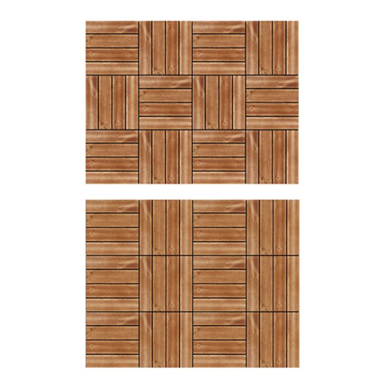 Rynx | Pine Floor Tile Water Resistant Click-Lock Traditional Wood Floor for Living Room