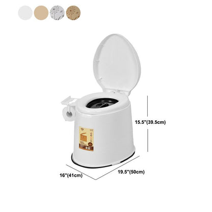 Rynx | Modern Plastic Floor-Mounted Toilet Bowl with Seat for the Bathroom