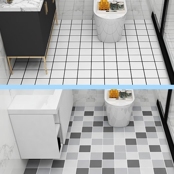 Rynx | Modern vinyl floor planks peel & stick grid print PVC flooring