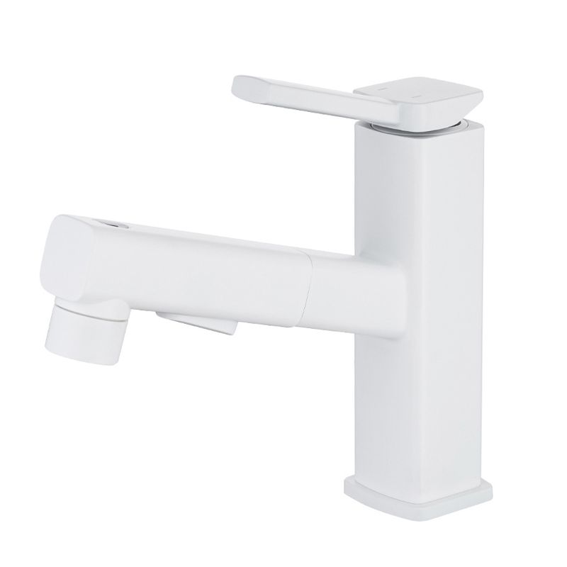 Rynx | Lever handle fitting Pull-out basin mixer with swivel spout