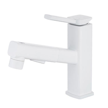 Rynx | Lever handle fitting Pull-out basin mixer with swivel spout