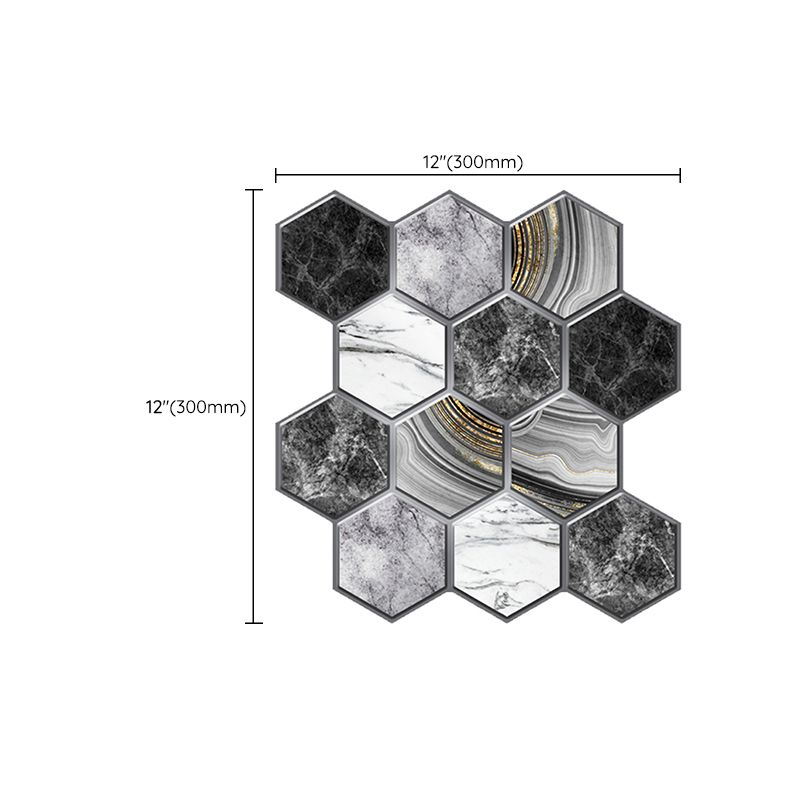 Rynx | 3D Wall Panel Modern Minimalistic Home Living Room Bathroom Panel Wall (5-Pack)